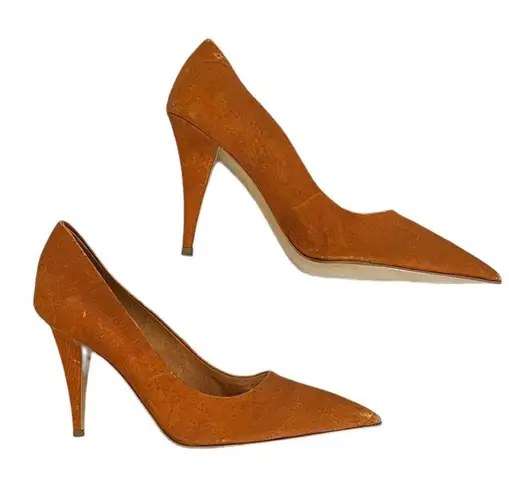 Stella McCartney Vegan Leather Pumps size 37.5 Caramel