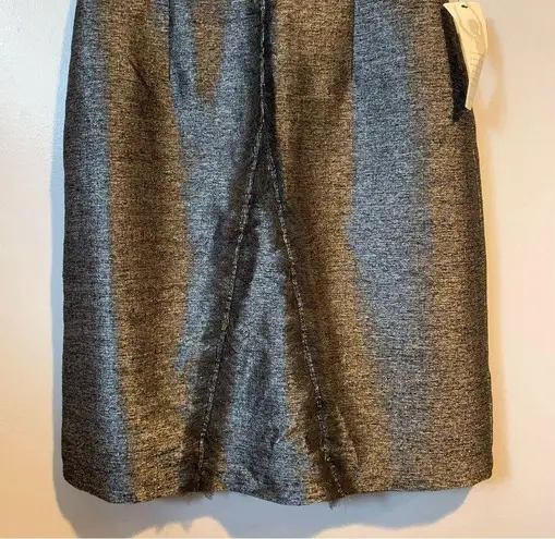 Donna Ricco NWT Silver Fringe Sleeveless Sheath Dress Size 8