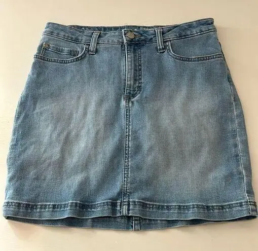 Lee denim mid rise skort