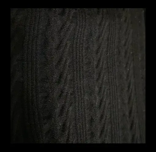 Hot Kiss black ribbed faux leather trim leggings - Size XL**refer to measurement