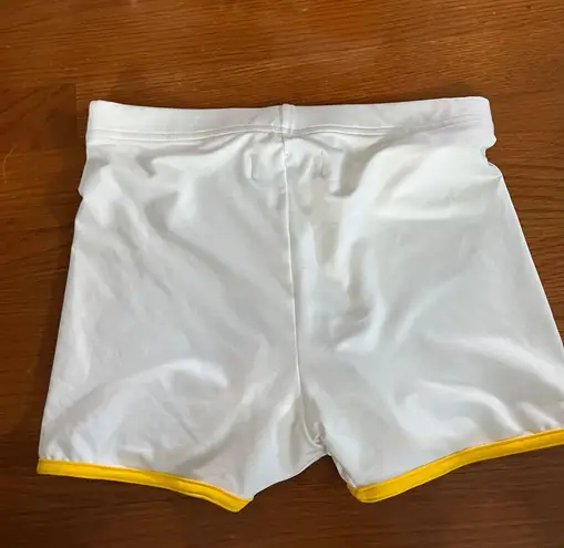 Adidas Stella McCartney White Spandex Shorts Size Small