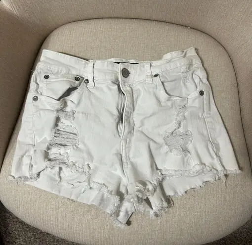 Aeropostale White Jean Shorts