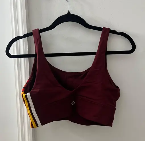 Lululemon Burgundy Sport Bra