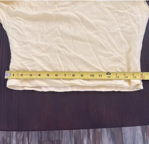 Peppermayo butter Yellow Top off the shoulder