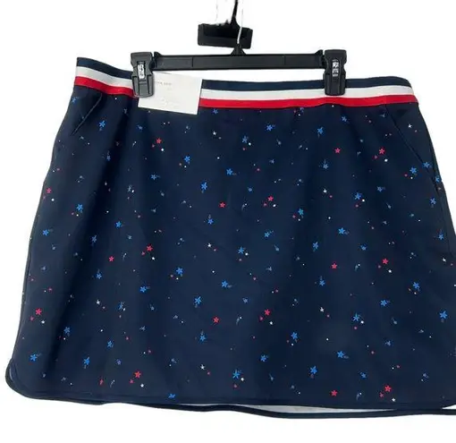 Lady Hagen  GOLF SKORT WOMENS SIZE XL CONTRAST TRIM STARS PATRIOTIC TENNIS 50 UPF