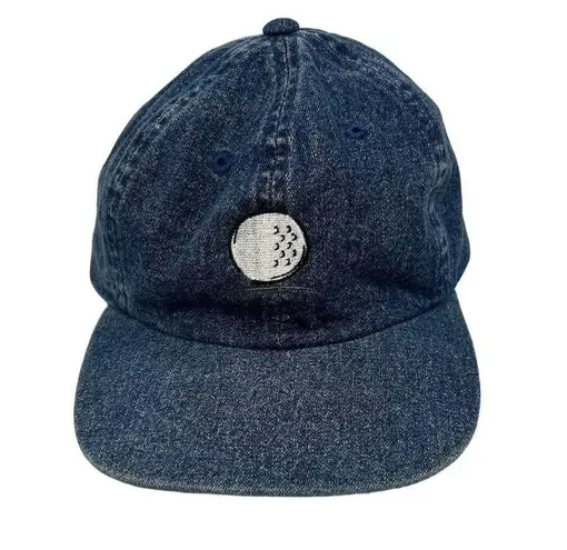Imperial Vintage Denim Baseball Cap Blue Golf Embroidered Unisex Hat