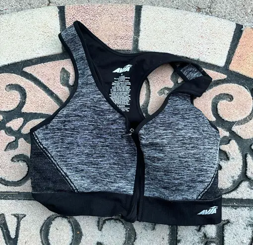 Avia Zip-Up Sports Bra