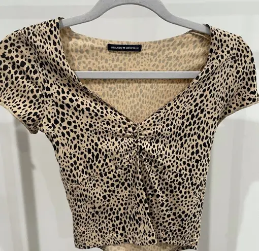 Brandy Melville Cheetah Top