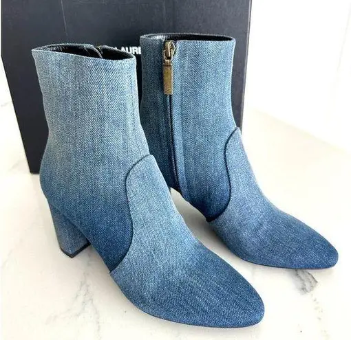 Saint Laurent Yves Lou Zip Bootie