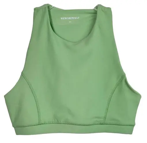 We Wore What Fair Green Racerback Bra Medium NWT