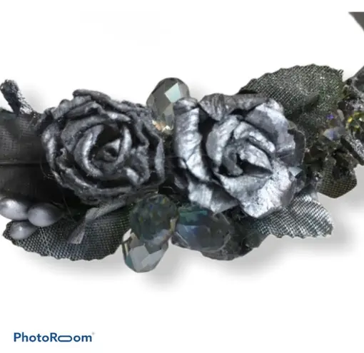 Handmade Headband Headpiece Tiara Floral Prom Wedding Formal Crystals