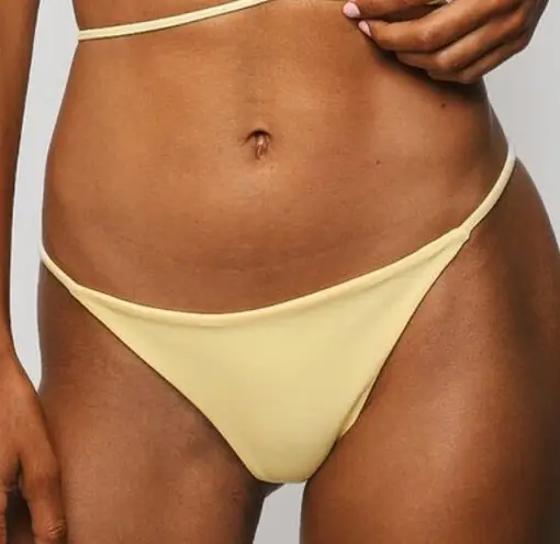 Fleur Swim Tulip Bikini Bottoms: Soleil Yellow Size XL