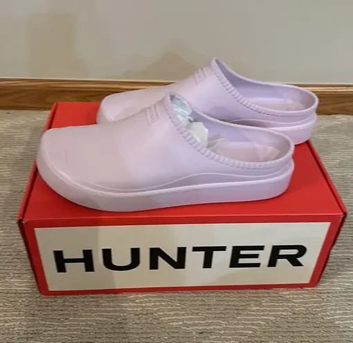 Hunter NWB  Genderless In and Out Rubber Bloom Clog thumbnail 2