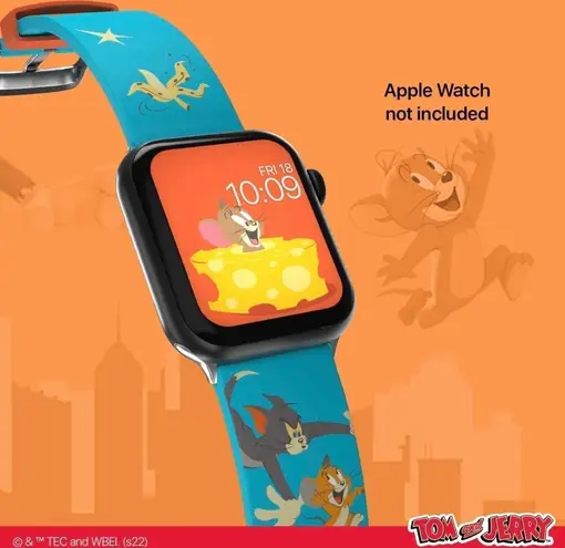 MobyFox Tom And Jerry Retro Hijinks Apple Watch Band 38mm, 40mm, 42mm, 44mm