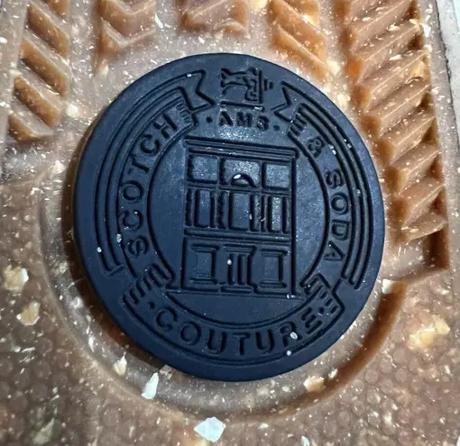 Scotch & Soda Plakka Leather Sneakers Olive Green/Cream Size 40 Euro/Women’s 9.5