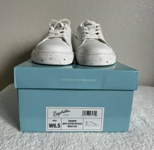 Seychelles NEW $120 Renew White Speckled Casual Sneakers 6.5M