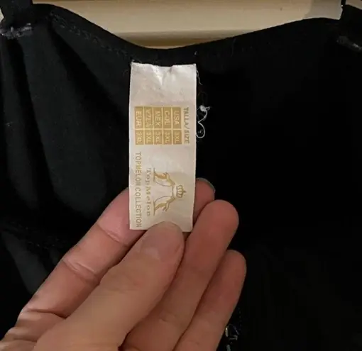 One Piece LG fitted black lace body shaper