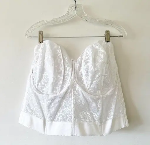 Goddess White Long Line Bra Size undefined