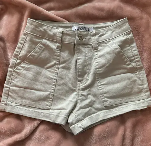 Blue Spice Khaki Shorts