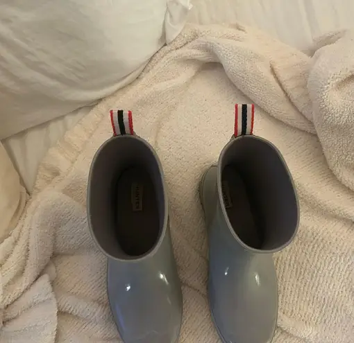 Hunter Short Rain Boots Grey 