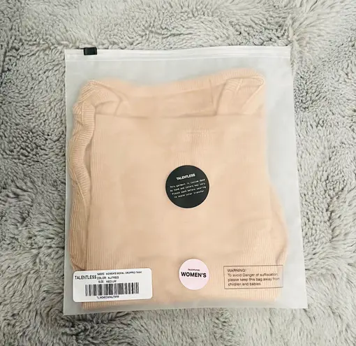 Talentless CROP MODAL TANK NUDES - M