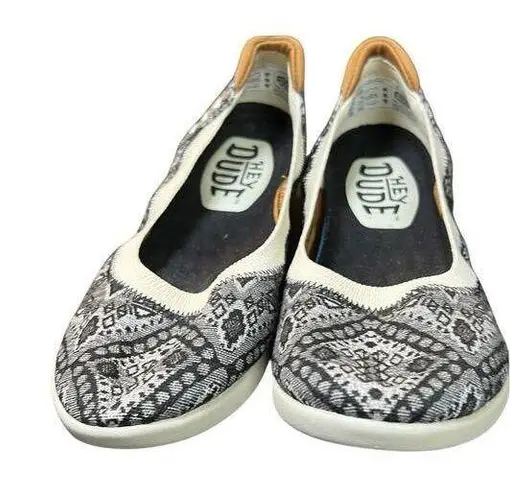 Hey Dude Women's Savannah Slip-on Boho Festival Cream Size 6
