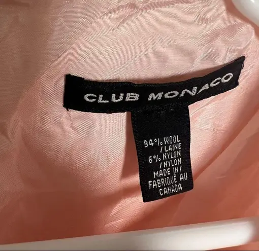 Club Monaco Wool Sheath Dress Light Pink