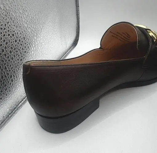 Karl Lagerfeld Cabana brown leather loafers Women’s size 6