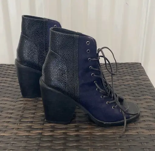 Finders Keepers hitched lace up booties