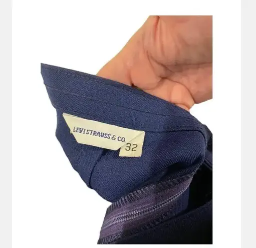 Levi Strauss & CO. Vintage Navy Blue Skirt Sz 32 ( 12 / 14 ? )