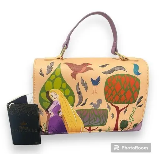 Lounge Fly Disney Tangled Woodland Scene Crossbody Bag