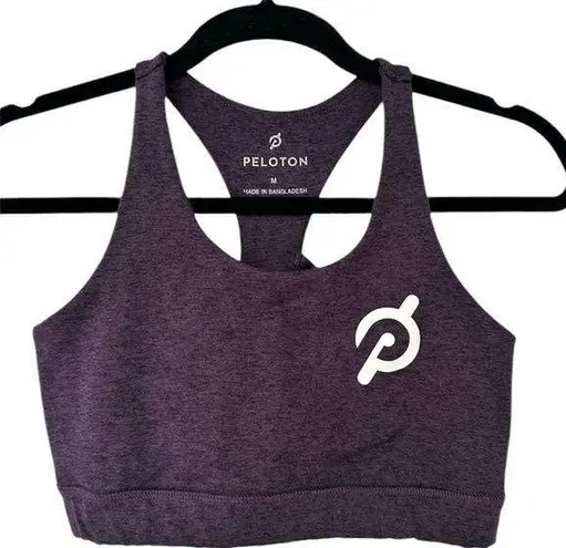 Peloton  Logo Racerback Cut Out Sports Bra