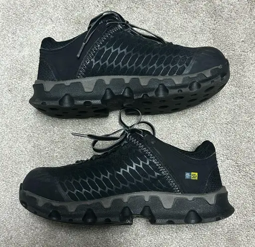 Black timberland Pro safety Shoes size 7