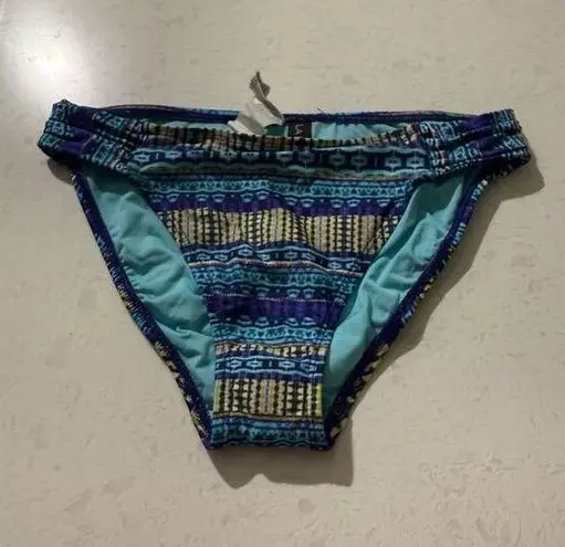 La Blanca Women’s 8 Blue Patterned Swim Bottom