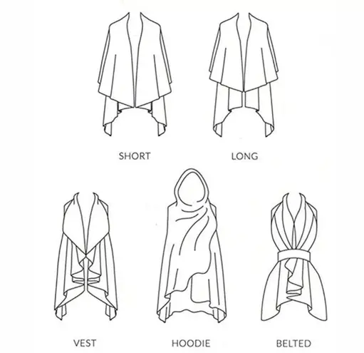 The Look Cool Mint Shawl Vest Size undefined