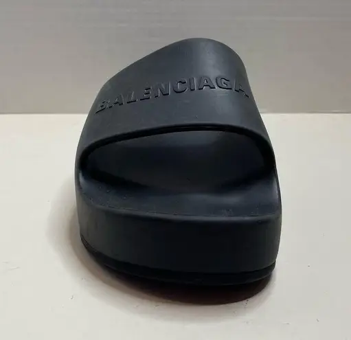 Balenciaga SINGLE Right Shoe ONLY  Authentic Platform Slide  Black Womens 11