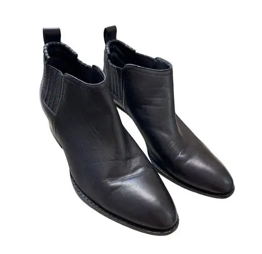 Alexander Wang women’s black cutout ankle boots leather size 6.5 SKU 2943