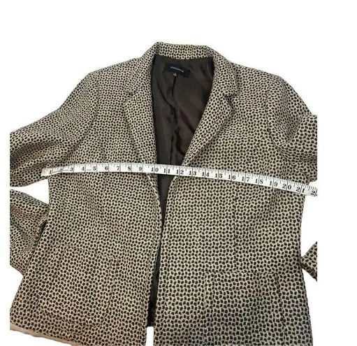 Jones Wear Jones|wear  Blazer Oatmeal/Brown Tweed lined sz.14 career hook closure