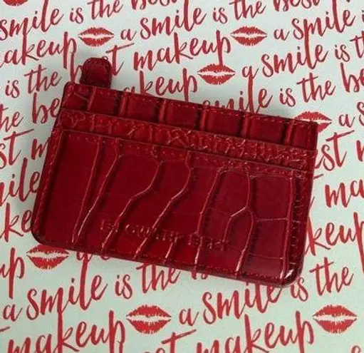 B-low the Belt  Red Credit Card Wallet