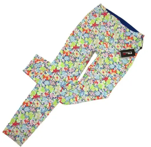 NWT Ralph Lauren RLX Golf Eagle in Bright Floral Stretch Slim Fit Pants 6