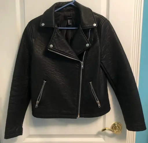 Forever 21 Black Faux Leather Jacket