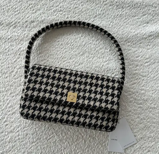 ANINE BING Nico Black & Beige Bag