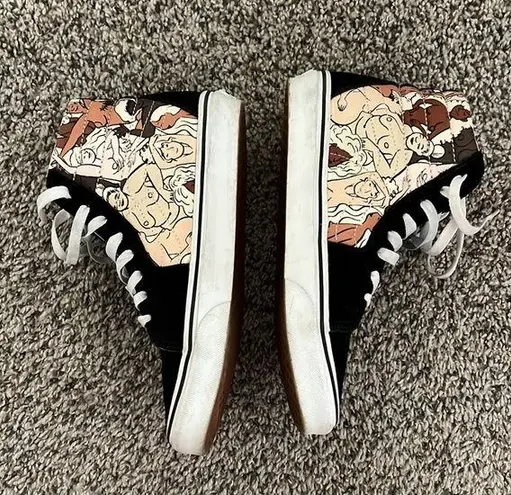 Vans breast cancer awareness womenโs body positivity Monochrome Skate Shoes