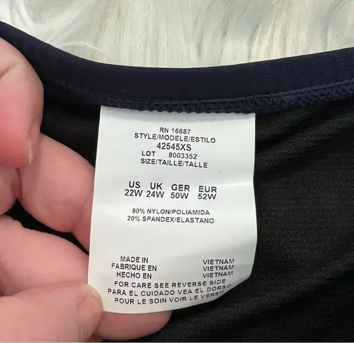 Penbrooke Swimsuits Tummy Control Swim Bottom Navy Blue Size undefined