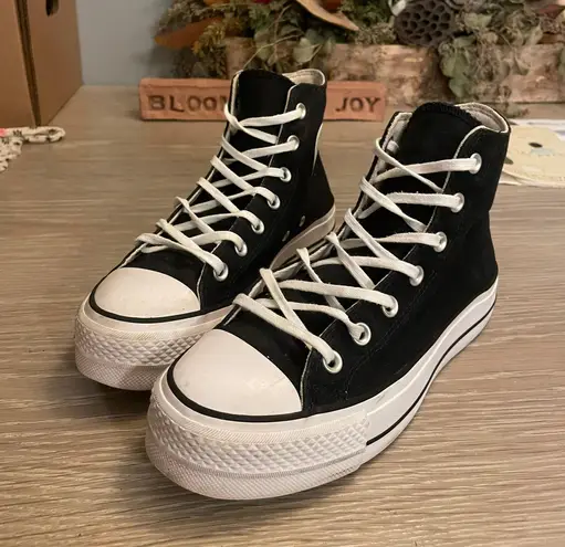 Converse Black Platform