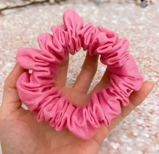 CHUBBY Scrunchie Pink Thick Scrunchie Hair Tie Hair Accessories