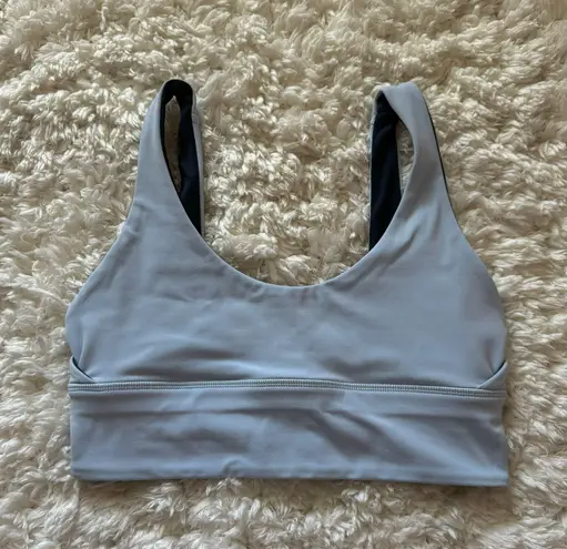 Lululemon True Navy/ Blue Linen Align Reversible Bra *Light Support, A/B Cup