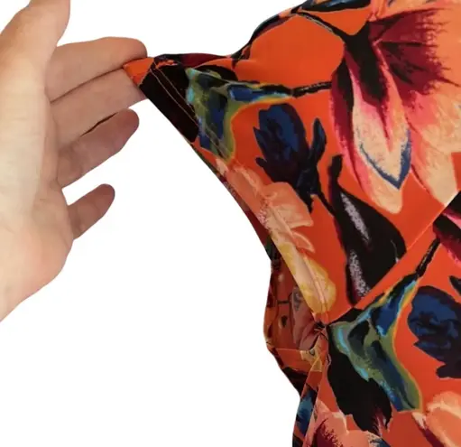 Gabby Skye Colorful Pleated Shift Dress