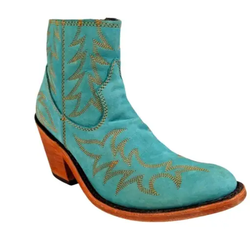 Caborca Silver Liberty Black Katherine Western Boots GUC $240 Size 5.5 S3249