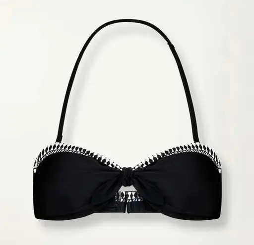 Lemlem AVA Bandeau Top, Sofia Black, Large, $135